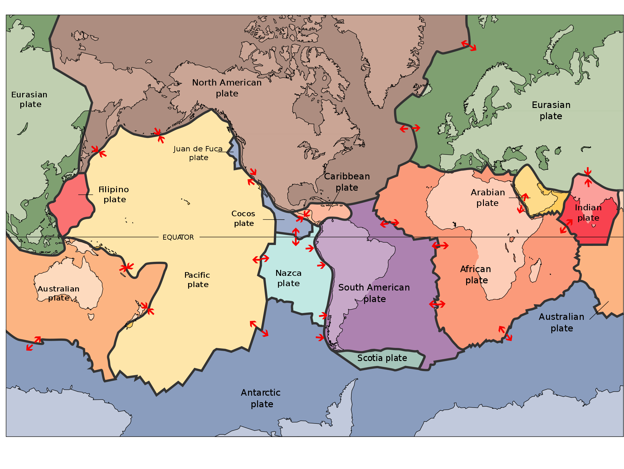 Plate Tectonics Continental Drift Spreading Centers Subduction Zones
